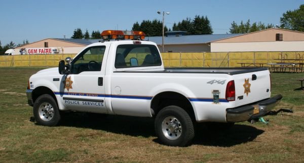 FILE PHOTO: A Bend Police Services truck in Bend, Oregon.